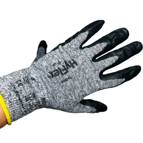 Ansell Gray Hyflex 11-801 Industrial Safety Gloves - Picture 12 of 14